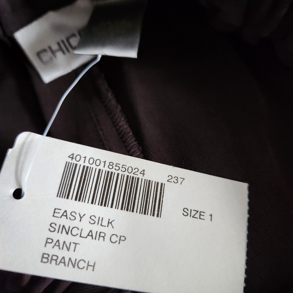 Chico's Easy Silk Sinclair Cropped Pant Size 1 - Picture 5 of 8